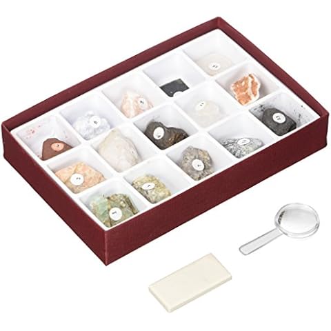 15 Different Mineral Study Set Cover