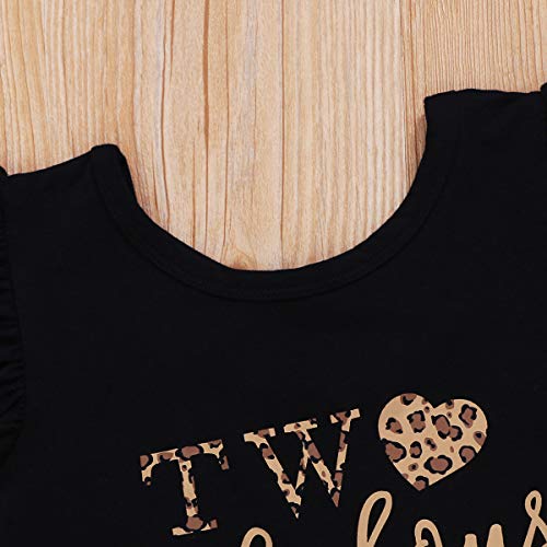 Shalofer Baby Girl 2nd Birthday Outfits Denim Jeans Clothes Set4