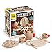 Erzi 10678 Geschirrset Natur aus Holz, Kinderküche, Kaufladenartikel für Kinder, Rollenspiele