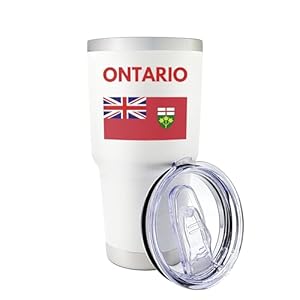 Palmcityproducts30ozontariotumblerwhitedoublewallvacuuminsulatedontarioflagdesignspillprooftravelmugkeepsdrinkshotorcoldidealfortravelgiftsandeverydayuse Urban Country Home Decor Palm city products 30 oz ontario tumbler whitedouble wall vacuum insulated ontario flag design spill proof travel mug keeps drinks hot or cold ideal for travel gifts and everyday use urban country home decor