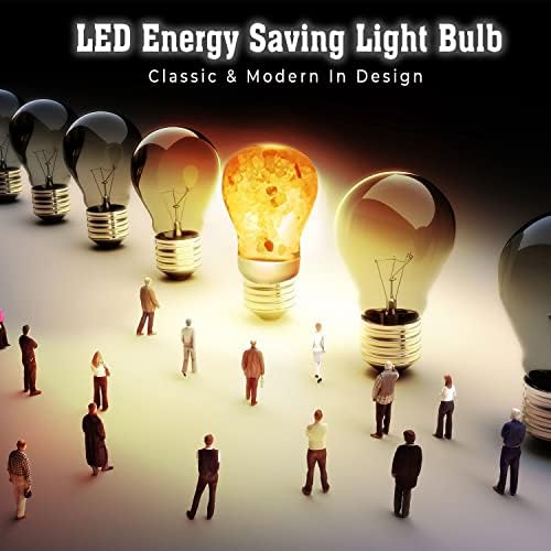 Himalayan Glow LED Light Bulb, Patent Design 60-Watt Equivalent, Warm Amber Glow, Salt Bulb Light, 4 Count - image 5