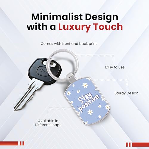 Image of Premium Printed Metal Keychain for Men & Women | High-Definition Artwork Print | Durable Key Ring for Car, Bike, Home & Office Keys | Stylish Decorative Key Holder Gift