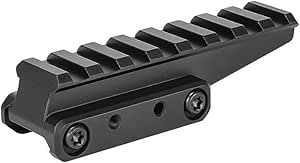 Amazon.com: Low Profile Red Dot Risers Mount Base Picatinny Rail 0.65 ...