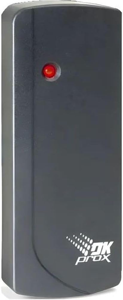 Doorking 1815-381 MiniProx HID Proximity Card Reader, 26-Bit Wiegand Output, Up to 5-Inches (127mm) Read Range, 125 kHz Frequency, Can Be Read Without Inserting Them Into a Reading Device