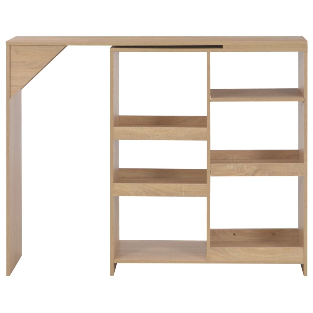 Table de bar étagère mobile meuble haut peu encombrant maison