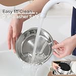 Dog Bowls Durable Heavy Duty Stainless Steel Dog Bowls Non-Slip Basic Bowl for Dogs with Rubber Base (2 Pack, 3 Cups) - Image 5