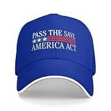 Pass The Save America Act Hat Tucker Hat Baseball Caps z0y252 Blue
