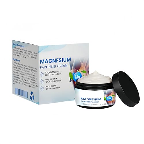 Crème anti-douleur au magnésium EnduraHeal. Crème non grasse à absorption rapide pour le dos, les genoux, les mains, le cou, les pieds et les muscles. Convient à tous les types de peau. (1Pièce)