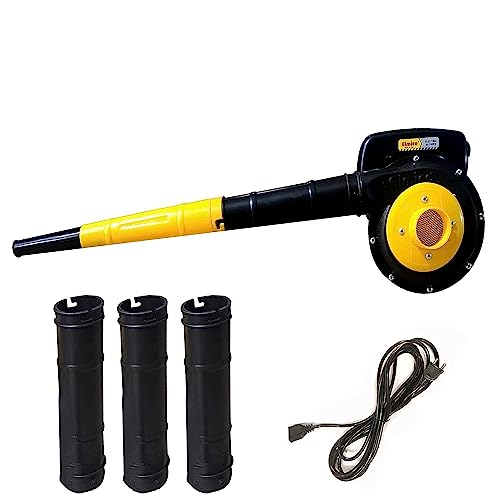 Image of Elmico 700W Extension Wire & 4 Extra Blower Pipe (Made in India) /100% Copper Armature /Blowers for Cleaning Dust /Dust Remover /Air Blower Guaranteed Motor Heavy Duty continuously with /