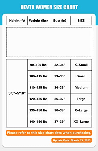 Hevto Women Wetsuits 3Mm Neoprene Full Diving Wet Suit Surfing Keep Warm In Cold Water Back Zipper For Swimming Sup (W01-Blue1, M) #TOP1