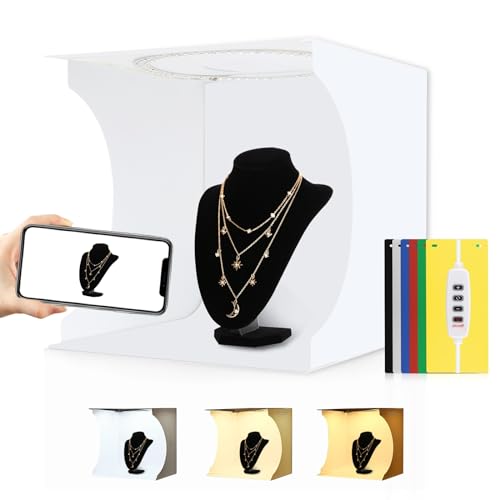Photo Light Box 12 Portable Folding Photography Kit