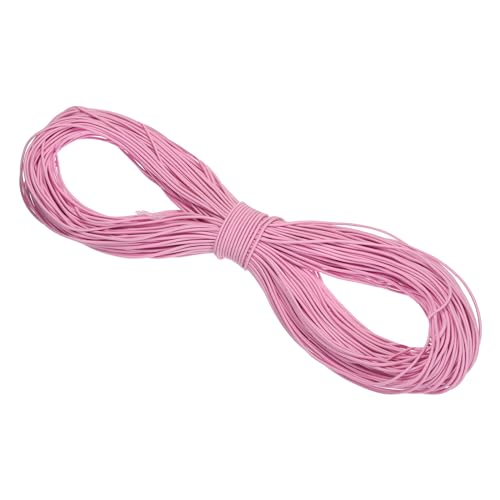 PATIKIL 109 Yards(100m) Bungee Cord Elastic Cord Heavy Stretch String Rope 2.5mm for Crafting DIY Sewing Hook Straps Camping Tie Down Strap
