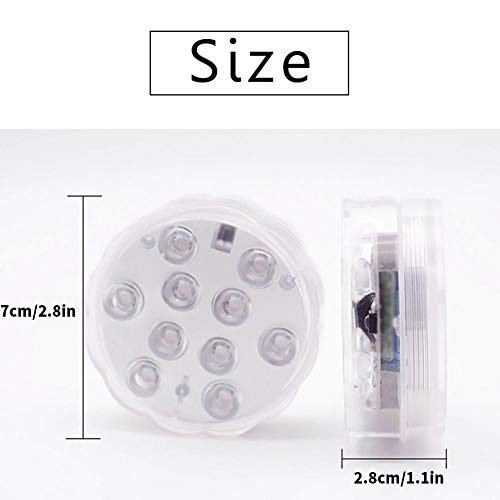 Water Dompelpompen Led Light Met Afstandsbediening, Waterdicht Bath Lights Onderwater Pool Lights, Submersible Led… - Image 7