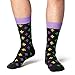 Sheec - TrouSox - Mardi Gras Fleur-de-lis Crew Length Dress Socks
