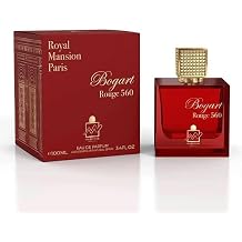 Bogart Rouge 560 Eau de Parfum, fragancia floral de lujo para mujer, botella de vidrio, 3.4 onzas liquidas, larga duracion