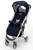 Reposapiés ajustable Asalvo - Silla de paseo Cotton, Color Marino