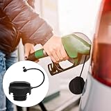 Korek wlewu paliwa, kompatybilny z VW Pol Golf 2, 3, 4, Jetta, Passat B3, B4, B5, Audi A1, A2, A3, A4, A6, A8, uniwersalna pokrywa wlewu paliwa z taśmą mocującą, pokrywa zbiornika paliwa zamiennik