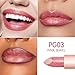 Oulac Moisturizing Pink Lipstick for Women - Tinted Lip Balm with Shimmmer, Lightweight Lip Makeup, Nourishing & Hydrating Formula, Vegan & Gluten Free, PG03 Pink Jewel