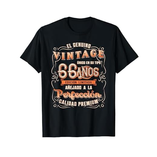 Hombre Cumpleaños 66 Regalo Para Hombre 66 Años Cumpleaños Vintage Camiseta