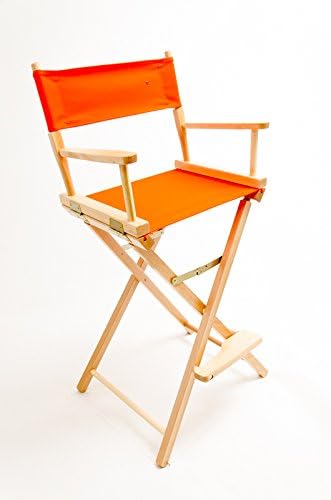 Gold Medal Bar-Height (30") Director's Chair, Natural Finish