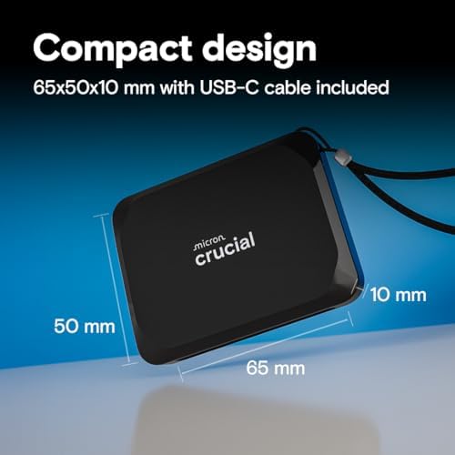قرص صلب ssd محمول x9 سعة 1 تيرابايت من كروشال - الصورة 12
