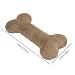 BommFu 70 cm Plüsch Hundeknochen - Welpen Spielzeug & Komfortkissen Für Wohnung & Hunde-Box