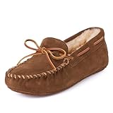 Minnetonka Men's Sheepskin Softsole Moccasin Slipper