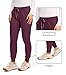 Med Couture Scrub Pants for Women Cargo Jogger Bottoms with 5 Pockets, Lightweight, Ultra Soft, 2-Way Stretch Fabric - MC7710, XL, Wine