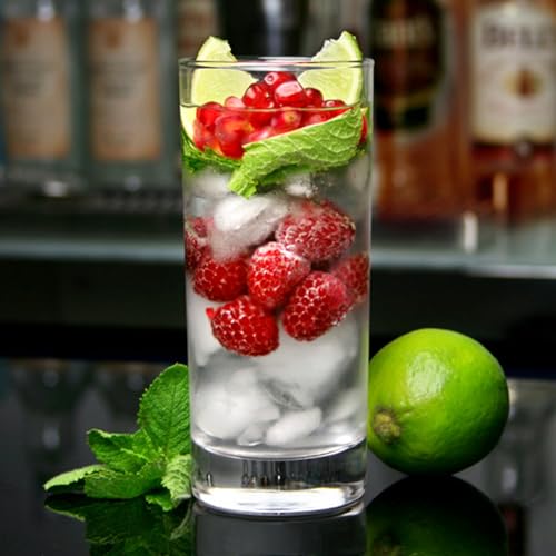 كأس زجاج ارت هاي بول من كوزين، 250 مل، شفاف، 6 قطع