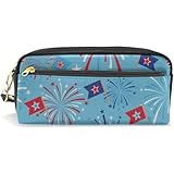 ペンケース 美しい花火 筆箱 ペン立て ペンポーチ 化粧ポーチ プリント 大容量 おしゃれ かわいい ファスナータイプ 小物入れ 女の子 男の子 学生 旅行収納 Pu革 レザー