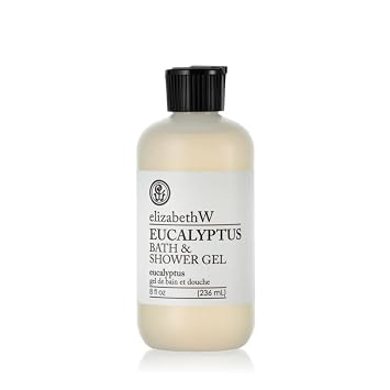 elizabethW, Eucalyptus Bath and Shower Gel, 8 Fluid Ounces