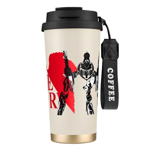 タンブラー コーヒー 新世紀エヴァンゲリオン 水筒 ステンレス ボトル 魔法瓶 オフィス マグカップ カフェマグ 車用 マグボトル 真空断熱 保温 保冷 ふた付き 直飲み 広口 漏れない 二重構造 持ち運び 500ml