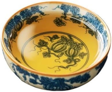 Tea Cup Ru Kiln Blue and White Home Host Personal Kung Fu Set Drinking Ceramic Soaking Container