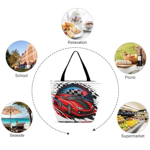 Sac de voyage voiture de rallye rouge pour emporter toutes vos affaires avec style - 5