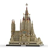 LOTSOFUN Kathedrale Sagrada Família Architektur Modular Building Kirche Bauset, 10083 Teile, MOC-65795 Kompatibel mit Lego Architecture, Set für Erwachsene, Sammler