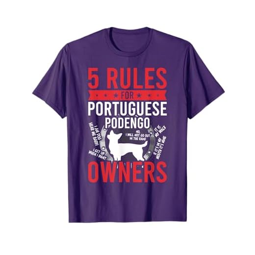 5 Rules for Portuguese Podengo Dog Lover T-Shirt