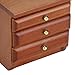 1:12 Wooden Dollhouse Night Stands, 1:12 Dollhouse Bedside Table Solid Wood Construction for 112 Scale Baby House and Doll