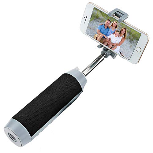 Vidpro MP-18 Selfie Stick with Power Bank, Flashlight, Bluetooth Remote & Speaker (Black)
