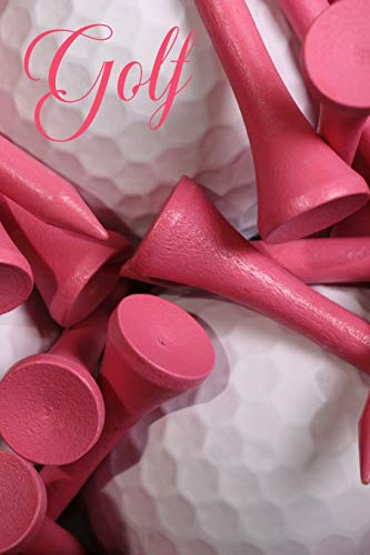 Golf: Pink Tees on the matte cover make this a handy and cute little journal to track your scores.