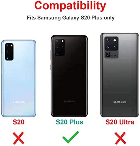 Fingic Samsung S20 Plus Case,Galaxy S20 Plus Case, Samsung Galaxy S20 Plus Marble Case 5G Hard PC&Soft Silicone Hybrid Protective Shockproof Bumper Anti-scratch Case for Samsung S20 + Plus,Rose Gold