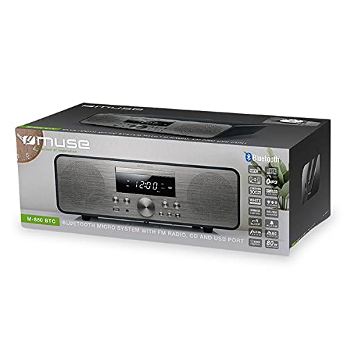 Système Chaîne HiFi – Muse M-880BTC – Bluetooth avec Radio FM, CD et Port USB – 80W + Télécommande – Lumière OVNI - Les Beatles, Paul McCartney, John Lennon, RIngo Starr, George Harrison Système Chaîne HiFi - Muse M-880BTC - Bluetooth avec Radio FM, CD et Port USB - 80W + Télécommande - Lumière OVNI – Image 4