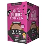 Tiki Cat Solutions Topper Multipack, Fussy, Tuna Recipe in Broth, 1.5 oz. Pouch (12 Pack)