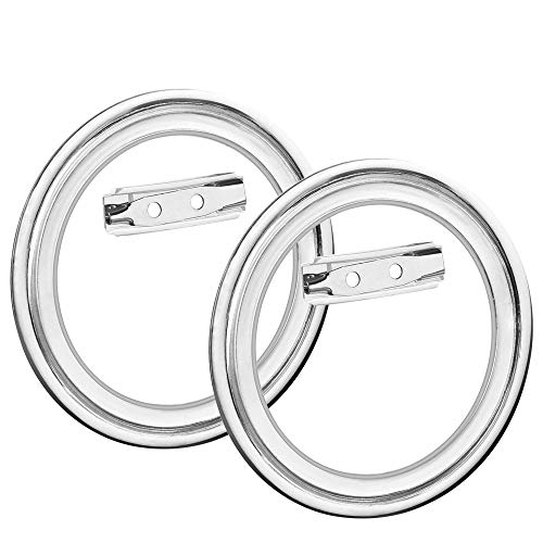 BIGNC 20 Set Clear Plastic Craft Button with Pin,Pins Buttons Design a Button for DIY Crafts(2.36 Inch) - Thumbnail 4
