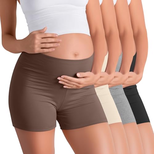 Velvelhall - Velvelhall 4 Pack Maternity Shorts in 4 Colors, Medium - Best Deal on Amazon
