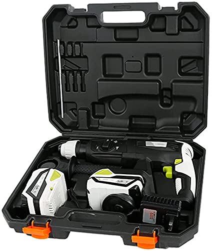 DUSIQ 2021 Upgrade 3-in-1-Bohrhammer mit 2 Li-Ionen-Akku 5,0 Ah Sicherheitskupplung SDS-Schnellspannfutter bürstenloser… – Bild 8