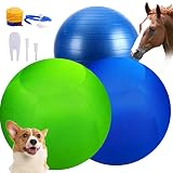 SWYIVY 30" Horse Ball with 2 Covers, Giant Horse Balls for Play for Horses to Play with, Extra Large