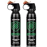 AIMHUNTER 2 Pack Home Self Defense Unit, Tactical Pepper Gel Maximum Strength 35-Foot Range 35 Burst