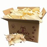 Woofley's Cow Ears - (50 Count) - Best Cow Ears for Dogs - Beef Buffalo No Hide Dog Chews - Natural Cow Ear...