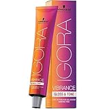 Schwarzkopf IGORA VIBRANCE GLOSS & TONE Hair Color (9-7 Extra Light Blonde Copper)