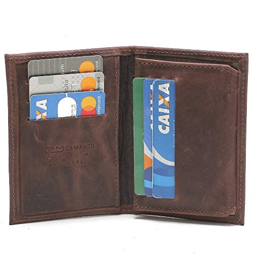 Carteira Masculina Porta Crlv Rg Cédulas Couro Legitimo